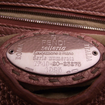 Fendi Metallic Calfskin Romano Selleria Limited Edition Baguette Pink 7 of 14