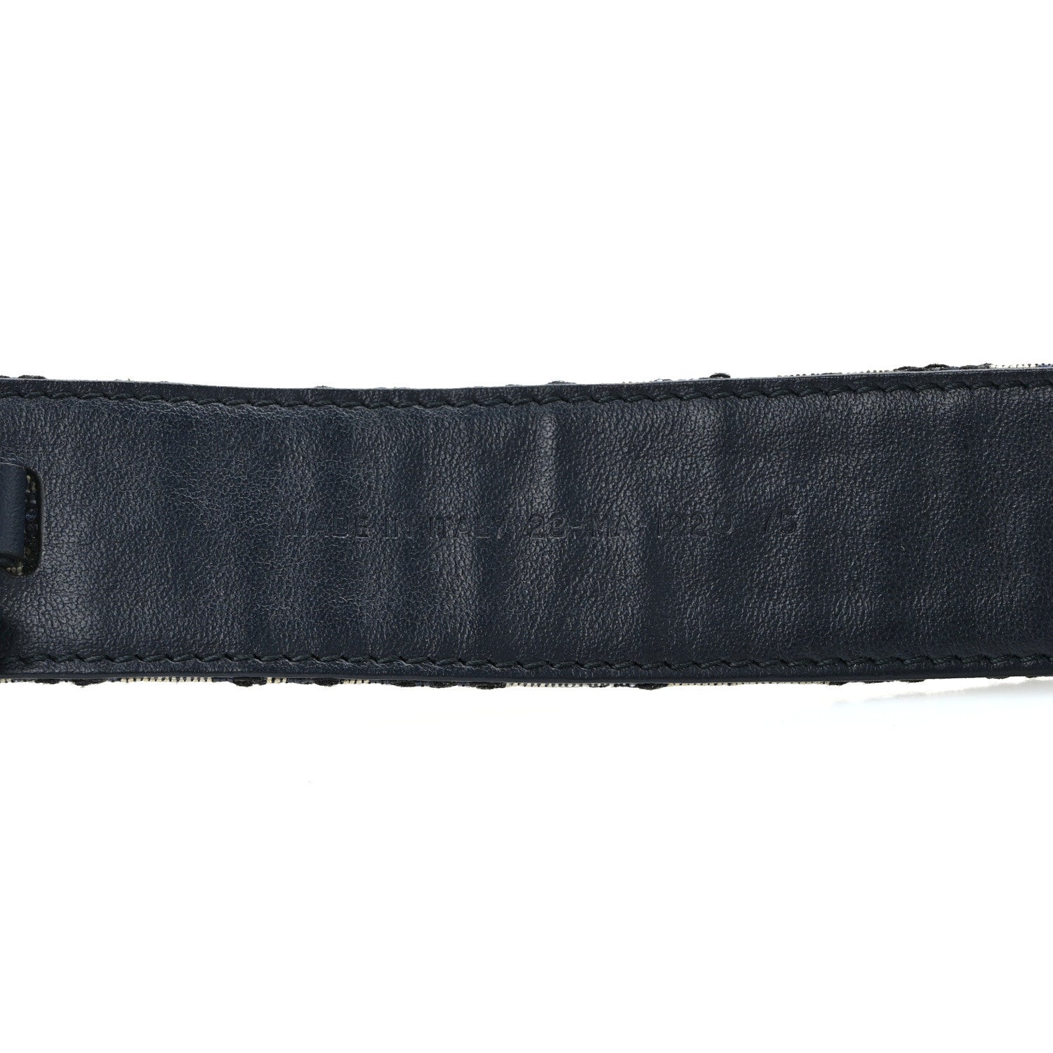 Christian Dior Oblique 30 Montaigne 35mm Belt 75 30 Blue 4 of 5