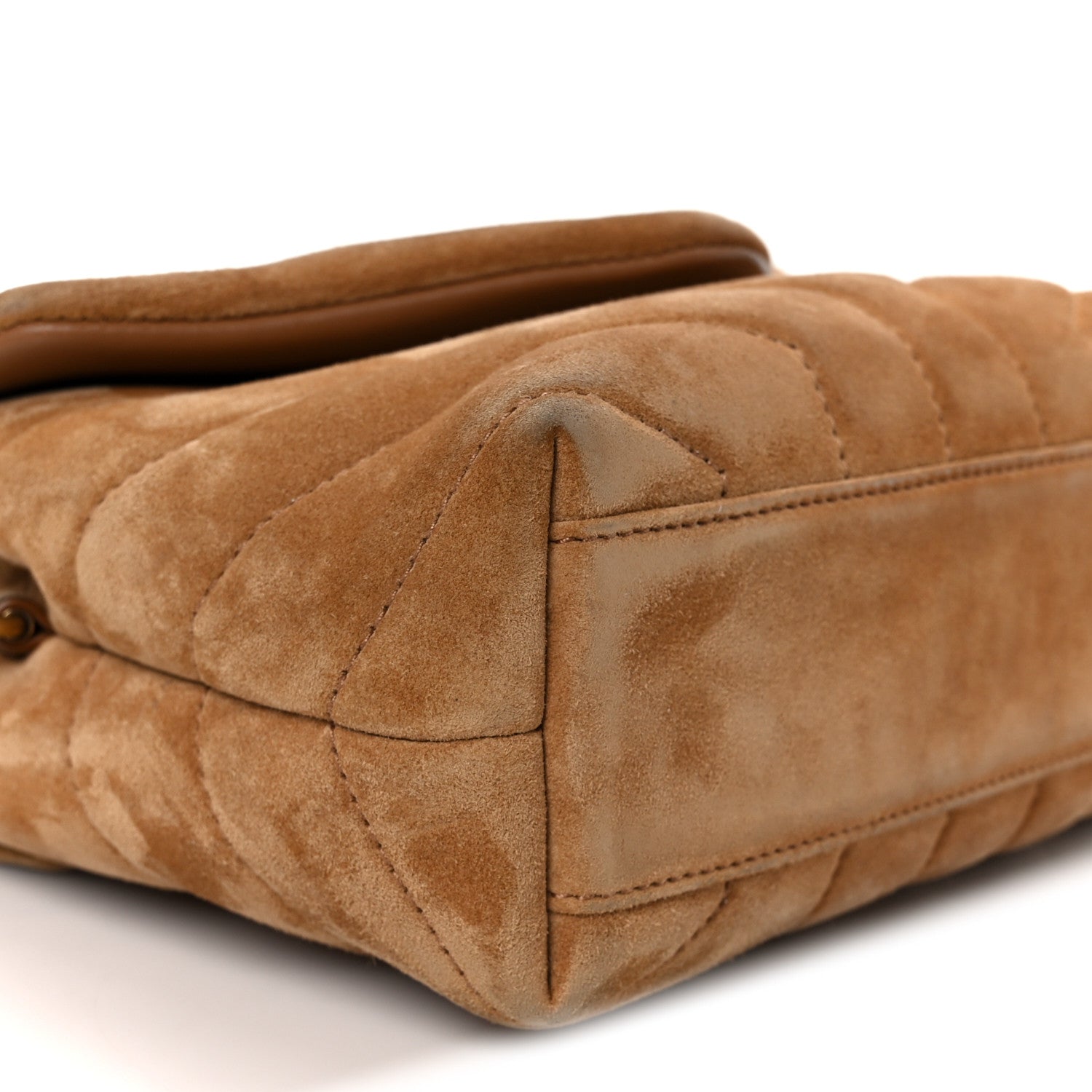 Saint Laurent Suede Toy Loulou Shoulder Bag Cinnamon 10 of 11