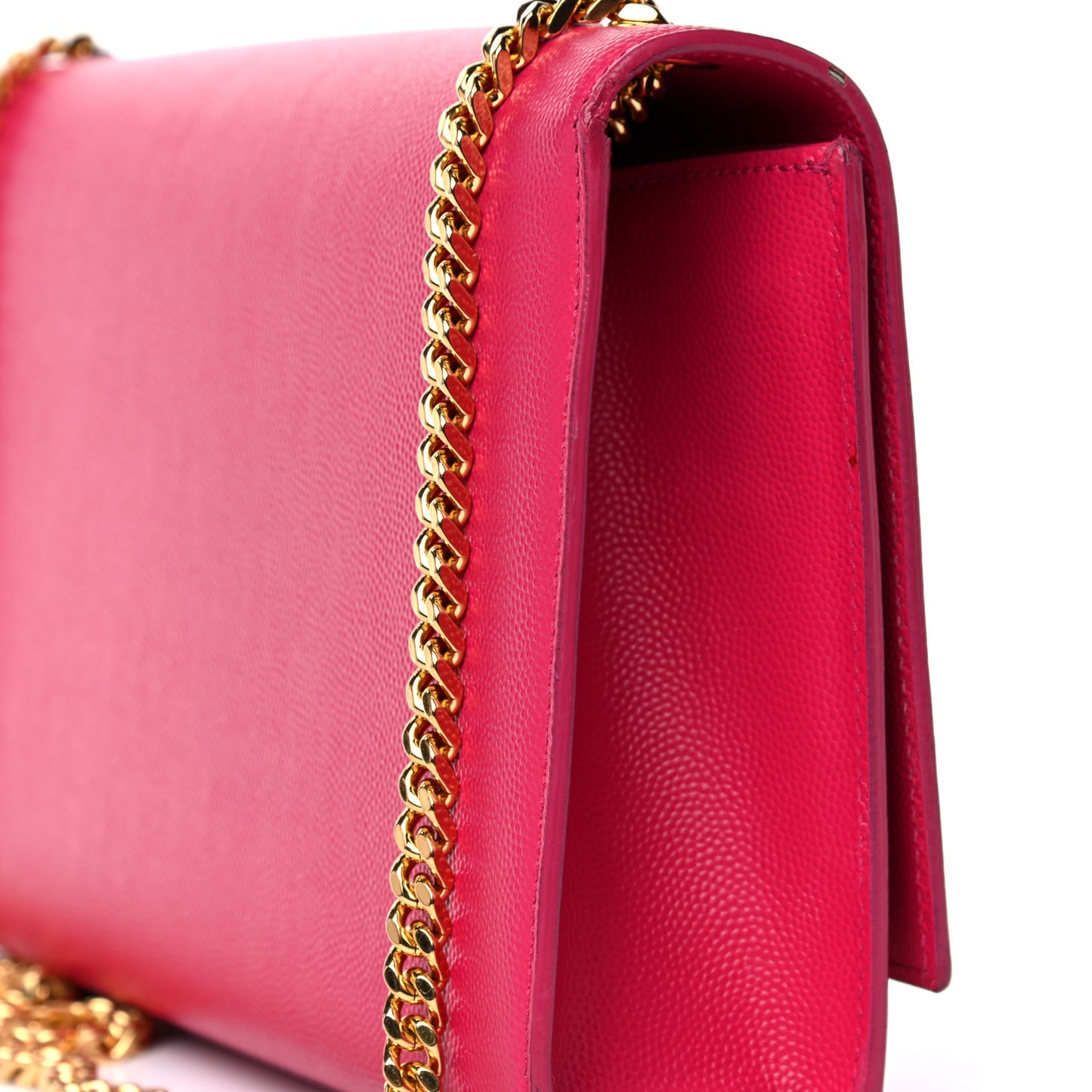 Grain De Poudre Medium Monogram Kate Satchel Lipstick Fuchsia
