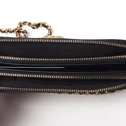 Chanel Caviar Quilted Small Boy Clutch With Chain Black 8 of 11