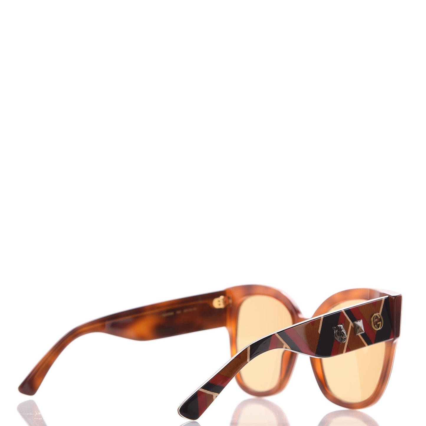 Acetate Square Frame Sunglasses GG0059S Multicolor