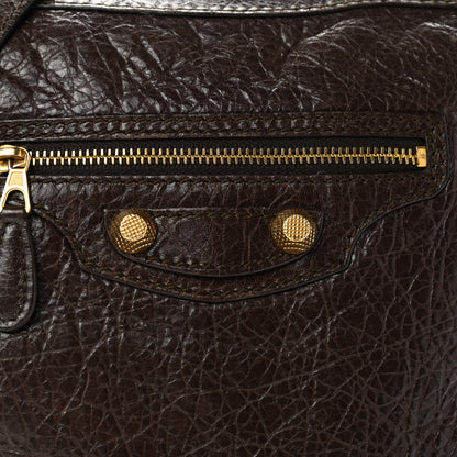 Balenciaga Agneau Giant 12 Gold Hardware Flat Crossbody Charbon 3 of 11