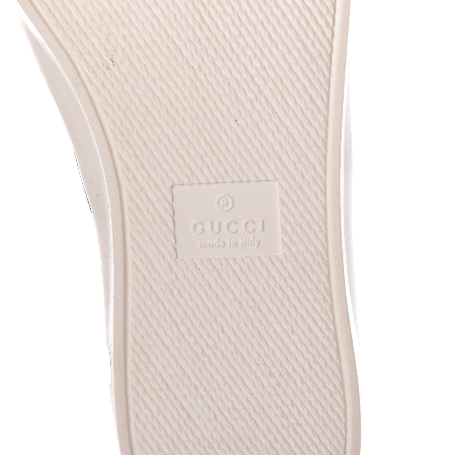 Gucci GG Supreme Monogram Blooms Womens Slip On Sneakers 38 Beige Blue Navy Red 6 of 8