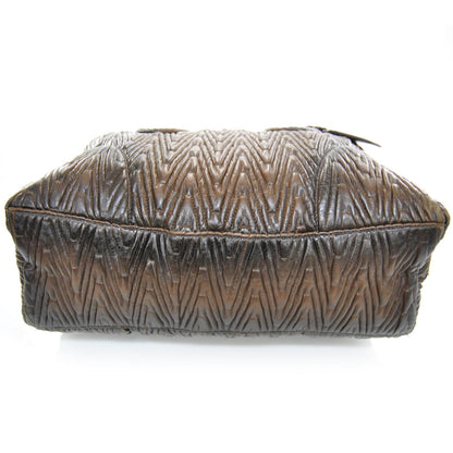 Prada Nappa Antic Chevron Bauletto 4 of 11