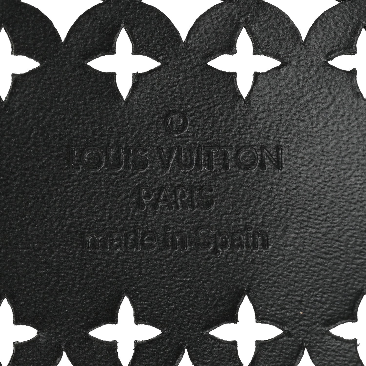Louis Vuitton Calfskin Flower It Bracelet 17 Black 4 of 4
