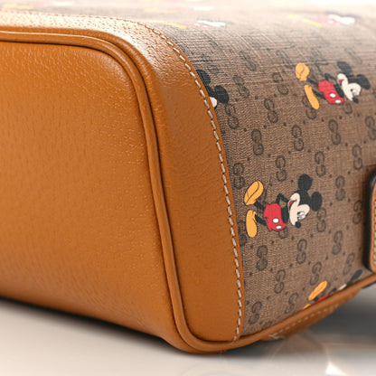 Gucci X DISNEY Mini Vintage GG Supreme Monogram Mickey Mouse Small Dome Backpack Beige Vintage Sun Oil 8 of 8