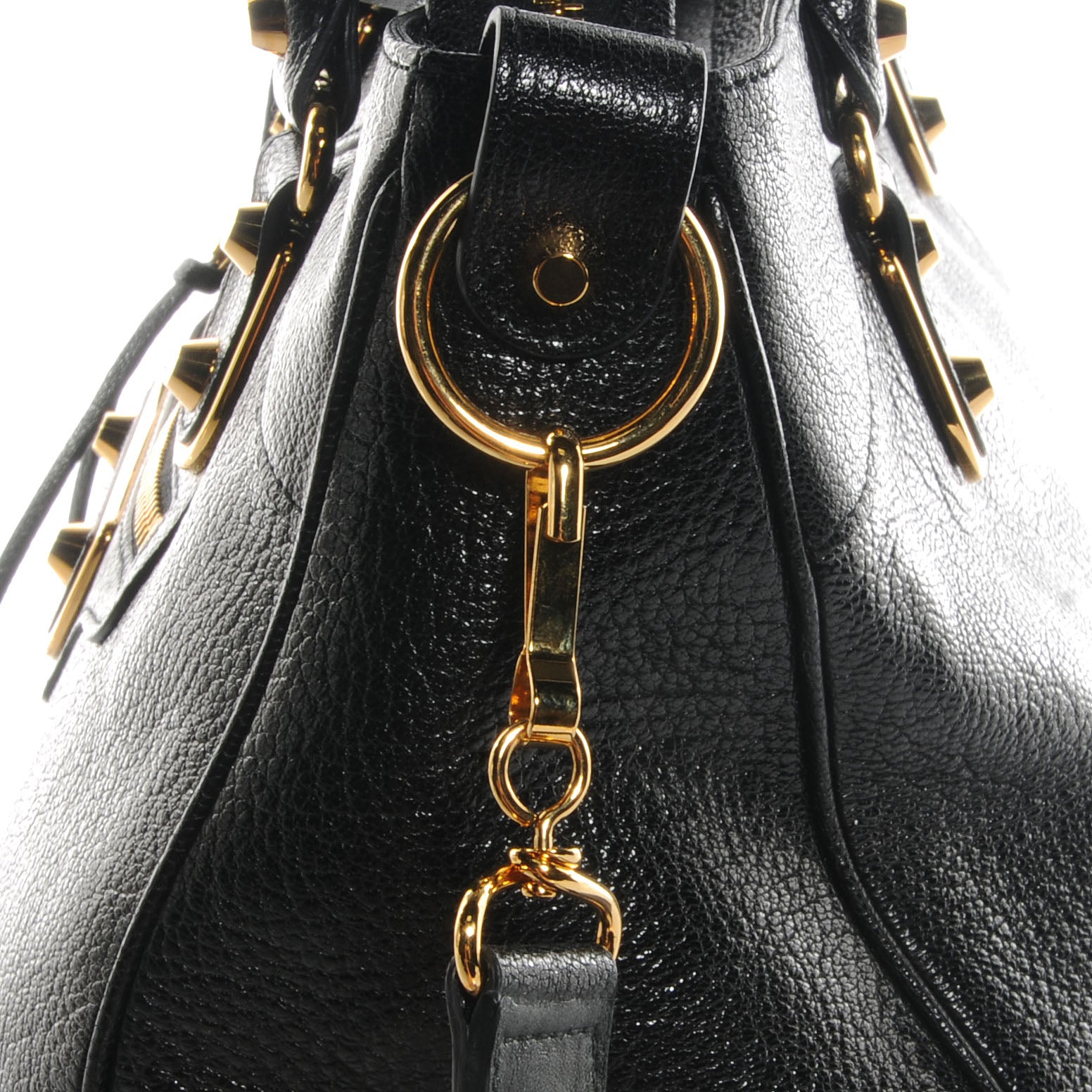 Balenciaga Chevre Metallic Edge Velo Black 8 of 9
