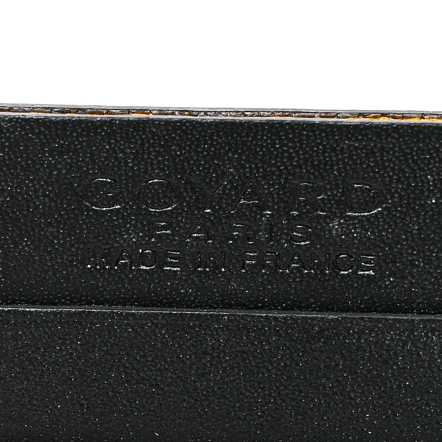Goyard Goyardine Saint Sulpice Card Holder Black 6 of 7