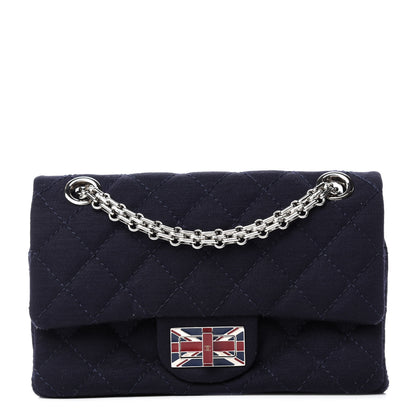 Chanel Jersey Quilted 2.55 Reissue Mini Flap Navy Blue 1 of 11