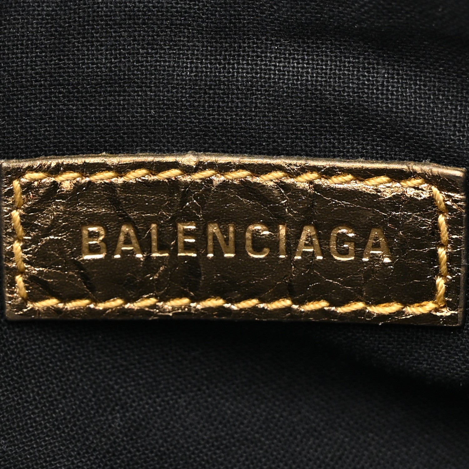 Balenciaga Metallic Agneau Arena Le Cagole Shoulder Bag XS Gold 7 of 13