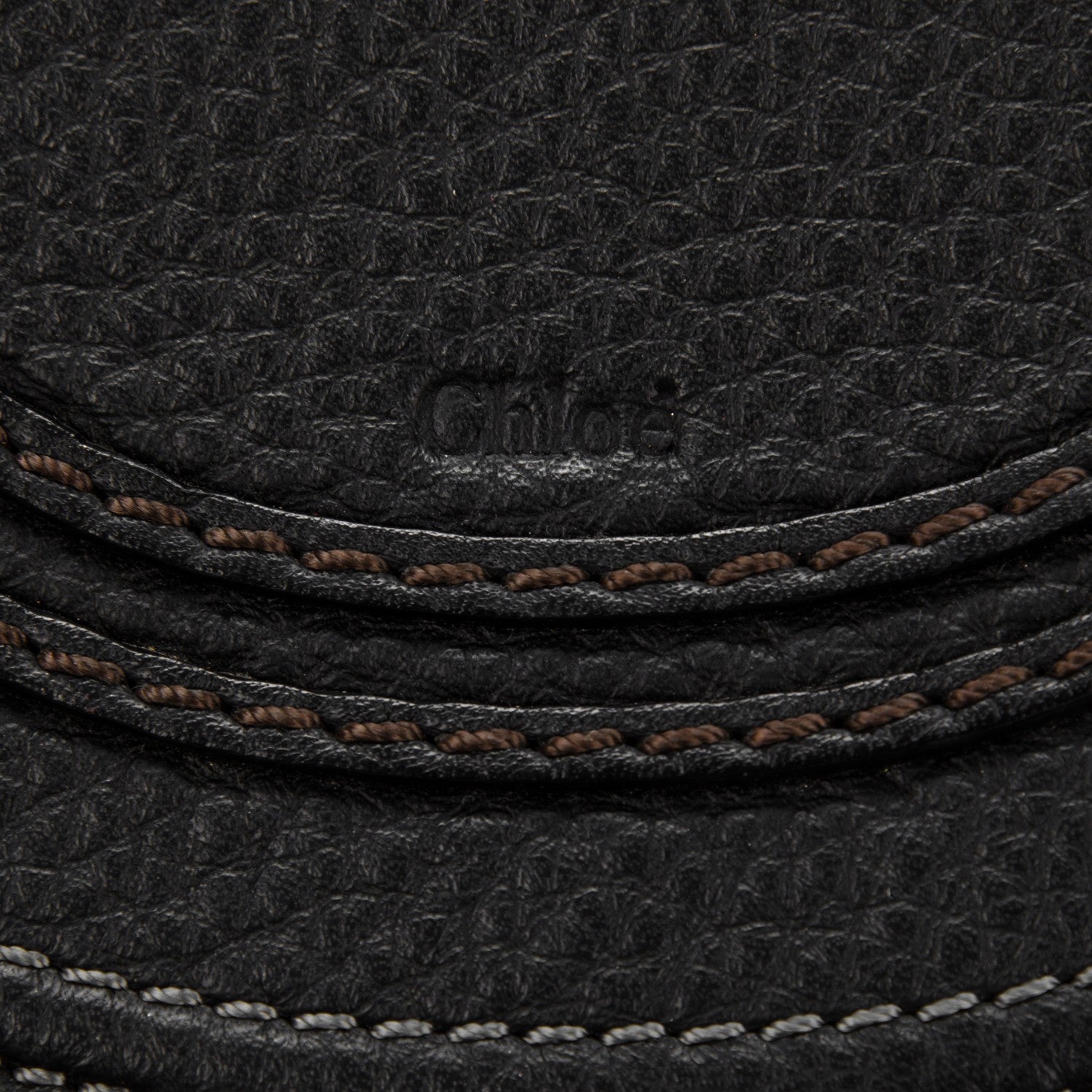 Chloe Calfskin Mini Marcie Round Crossbody Bag Black 6 of 8