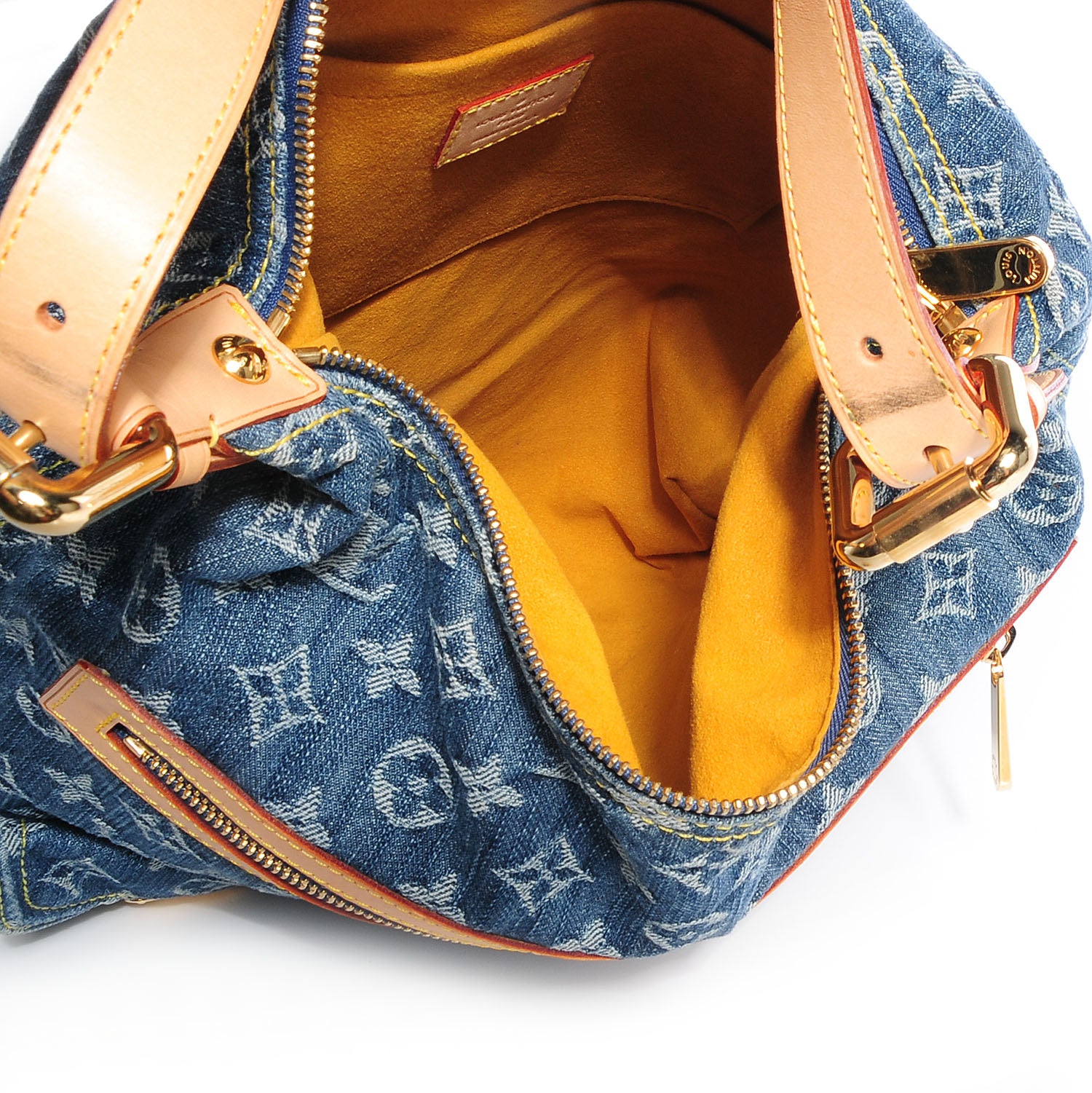 Louis Vuitton Denim Baggy GM Blue 5 of 7