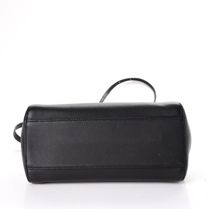Fendi Nappa Karung Monster Eyes Mini Peekaboo Iconic Satchel Black Papavero 6 of 12