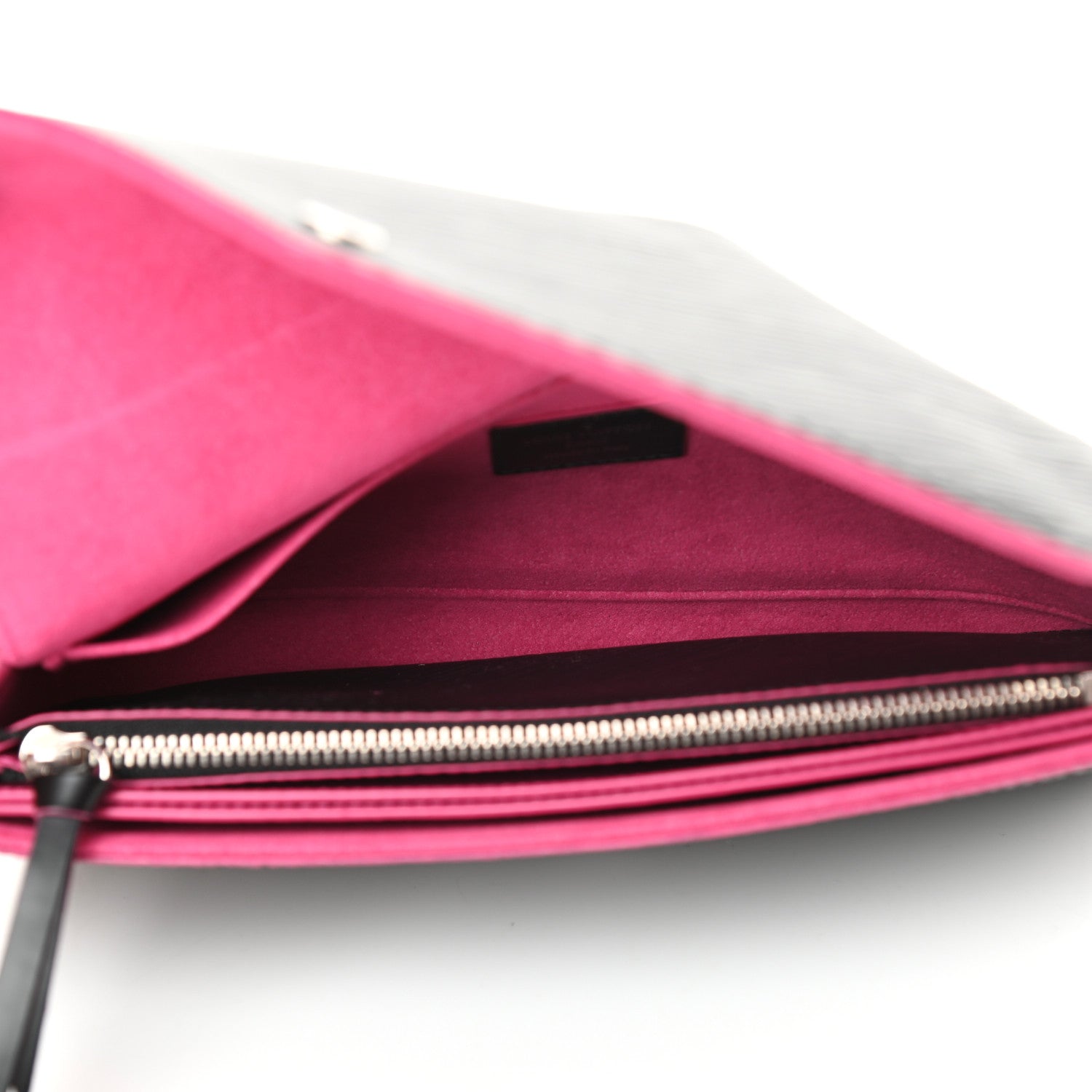 Louis Vuitton Epi Pochette Felicie Black Hot Pink 6 of 18