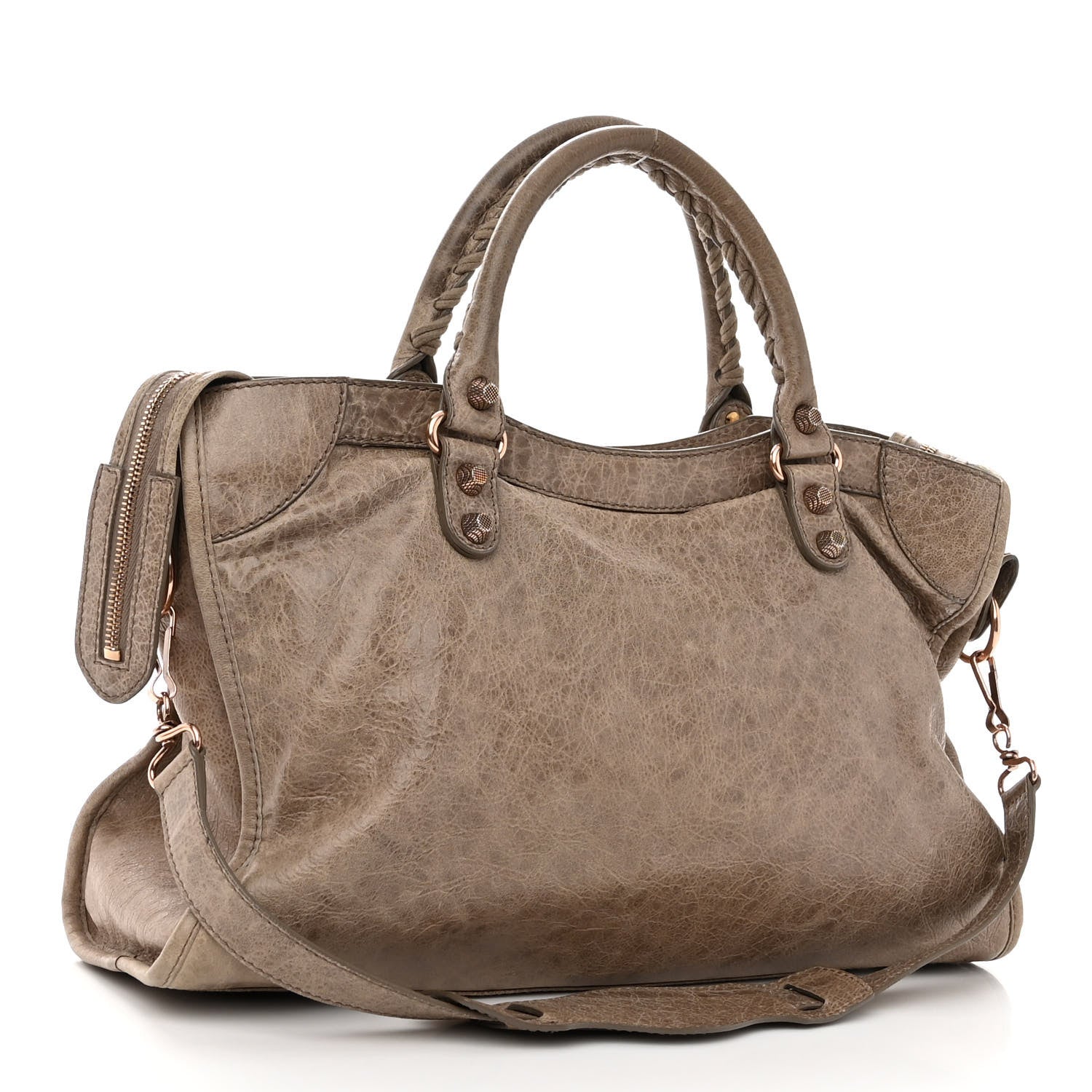 Balenciaga Agneau Giant 12 Rose Gold Hardware City Gris Poivre 3 of 12
