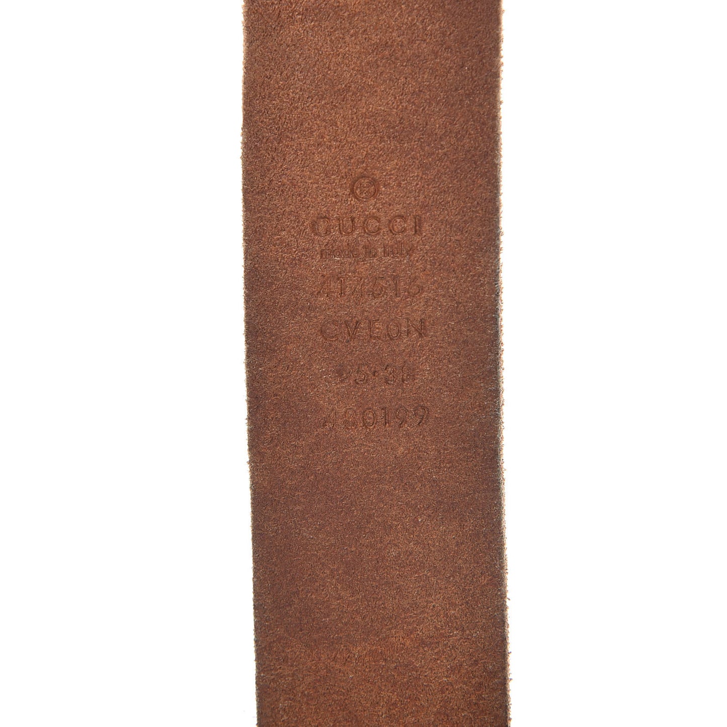 Cuoio Toscano Nickel Double Double G 30mm Belt 95 38 Cuir