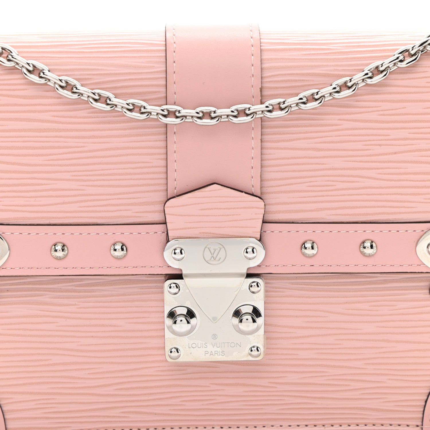 Louis Vuitton Epi Trunk Chain Wallet Rose Ballerine 7 of 8