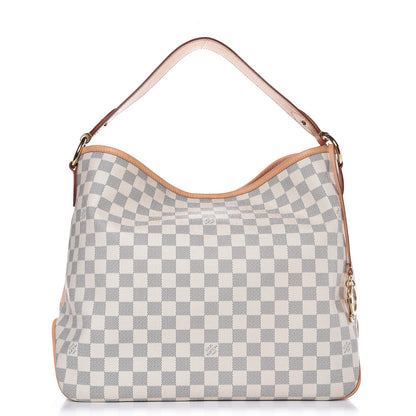 Louis Vuitton Damier Azur Delightful MM Pink 1 of 14