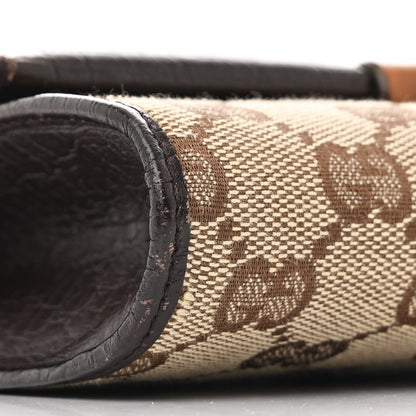 Gucci Monogram Bamboo Bar Clutch Dark Brown 8 of 10