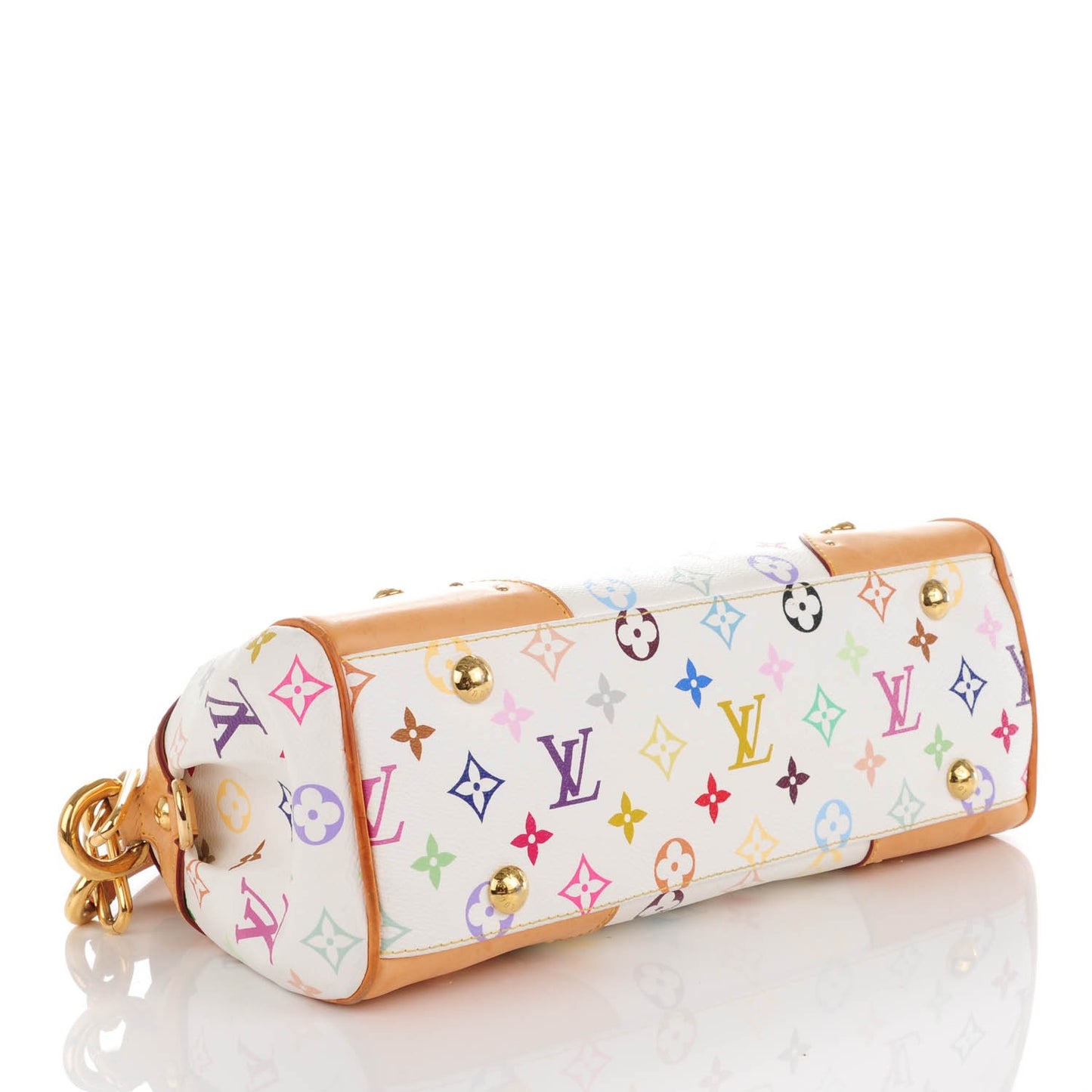 Monogram Multicolor Beverly MM White