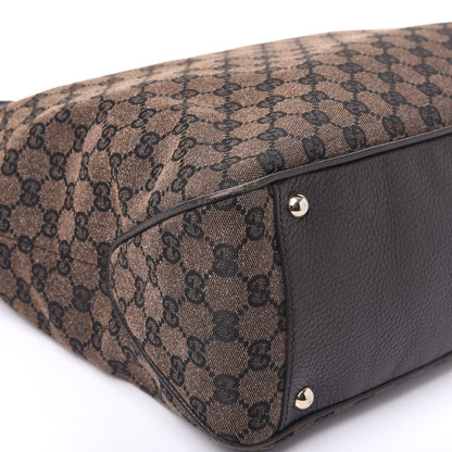 Gucci Monogram Tote Dark Brown 5 of 12
