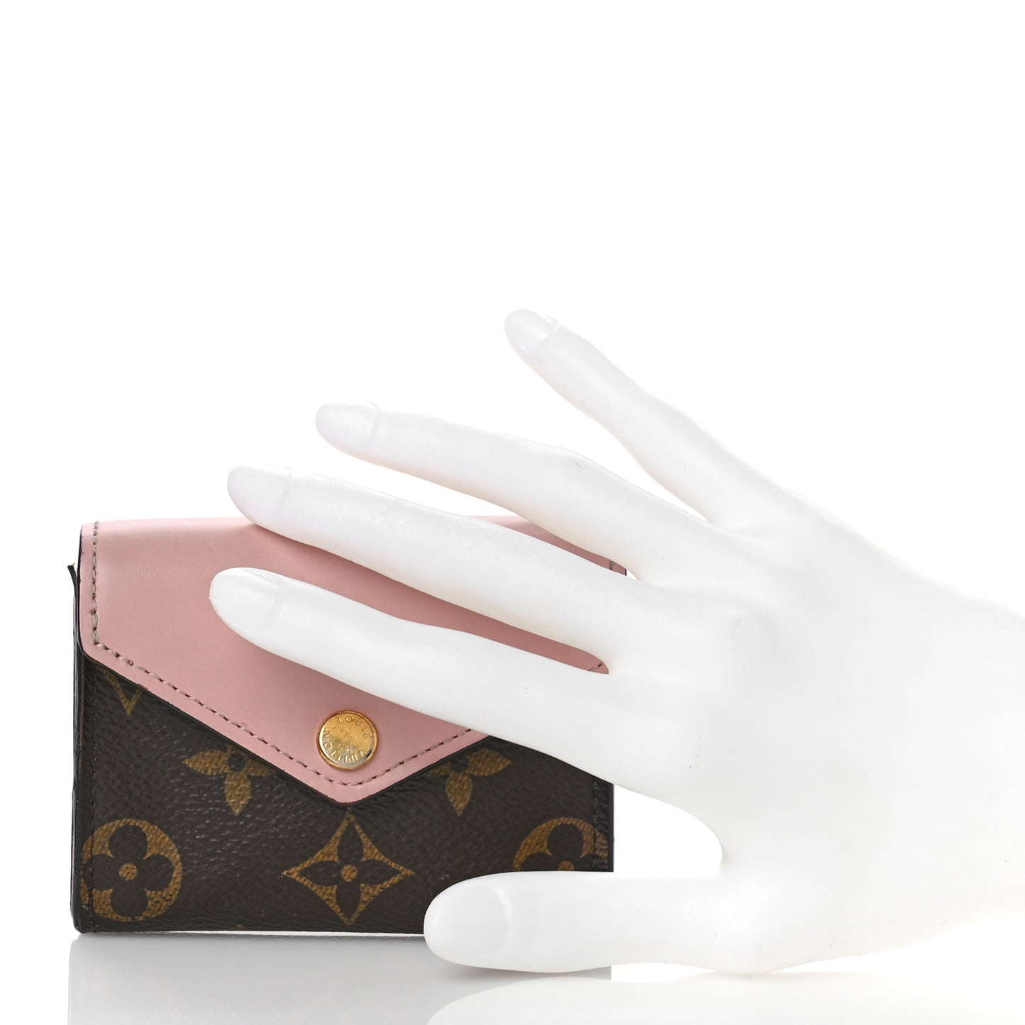 Monogram Zoe Wallet Rose Ballerine