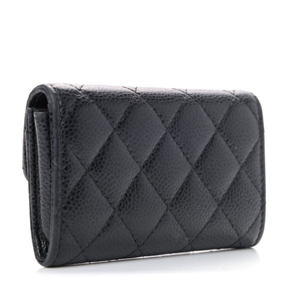 Chanel Caviar Quilted Flap Card Holder Black 2 of 4