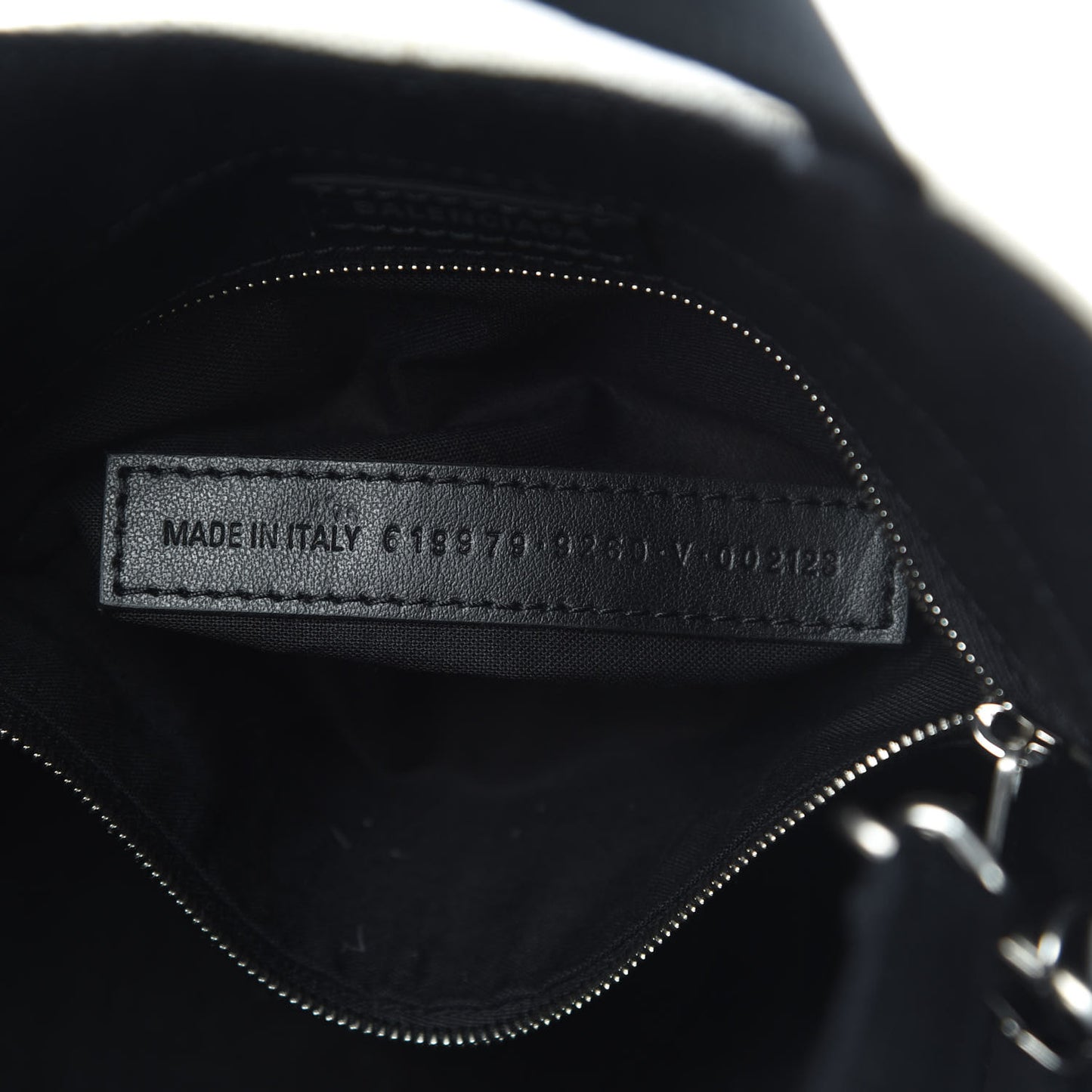 Cotton Canvas Calfskin New Wave Tote XS Natural Black