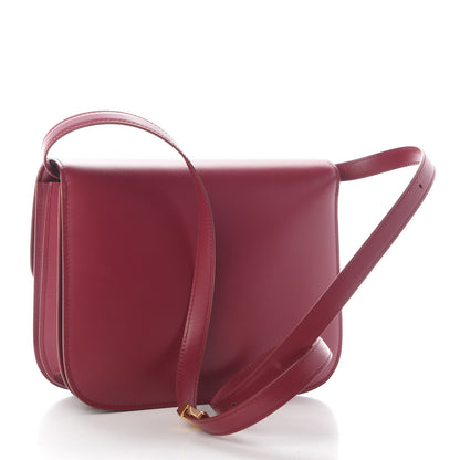 Celine Box Calfskin Medium Classic Box Flap Bag Raspberry 3 of 9