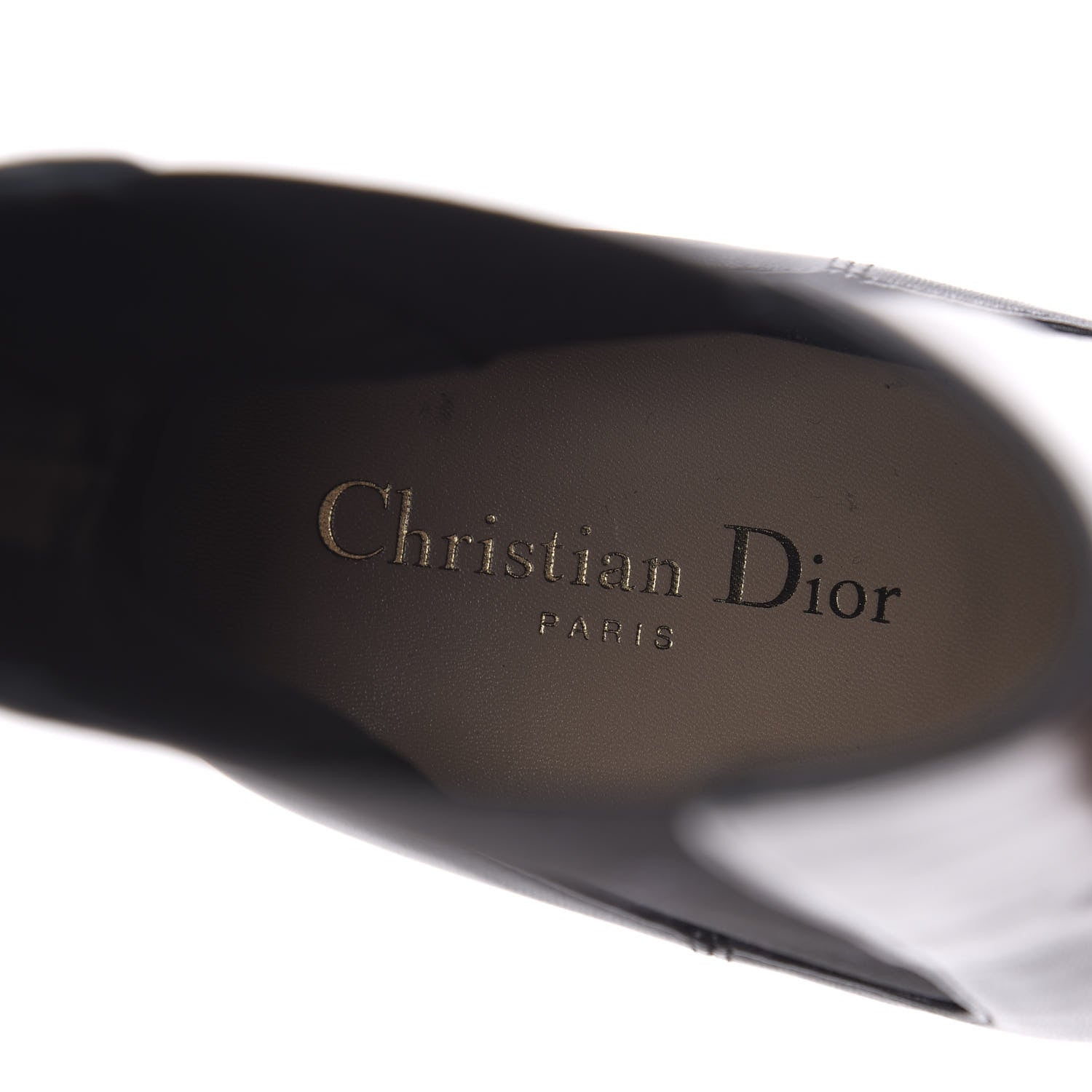 Christian Dior Lambskin District Ankle Boots 38.5 Black 8 of 10