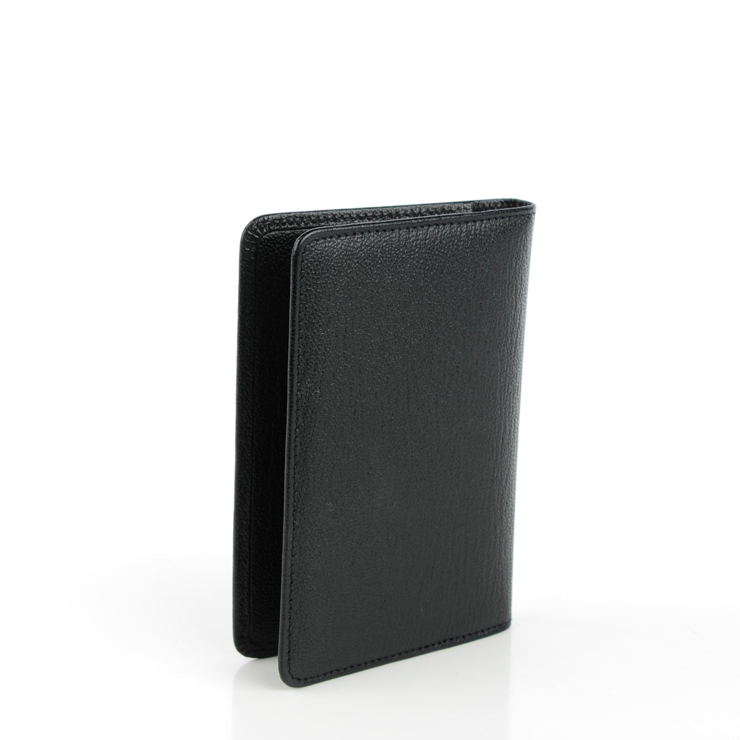 Goatskin Small Pocket Agenda Cover Black