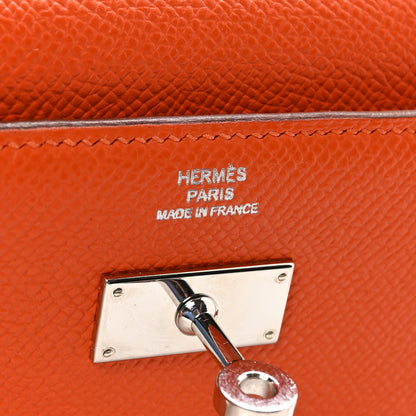 Hermes Epsom Medium Kelly Wallet Feu 6 of 6