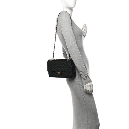 Chanel Lambskin Quilted Medium Double Flap Black 2 of 11