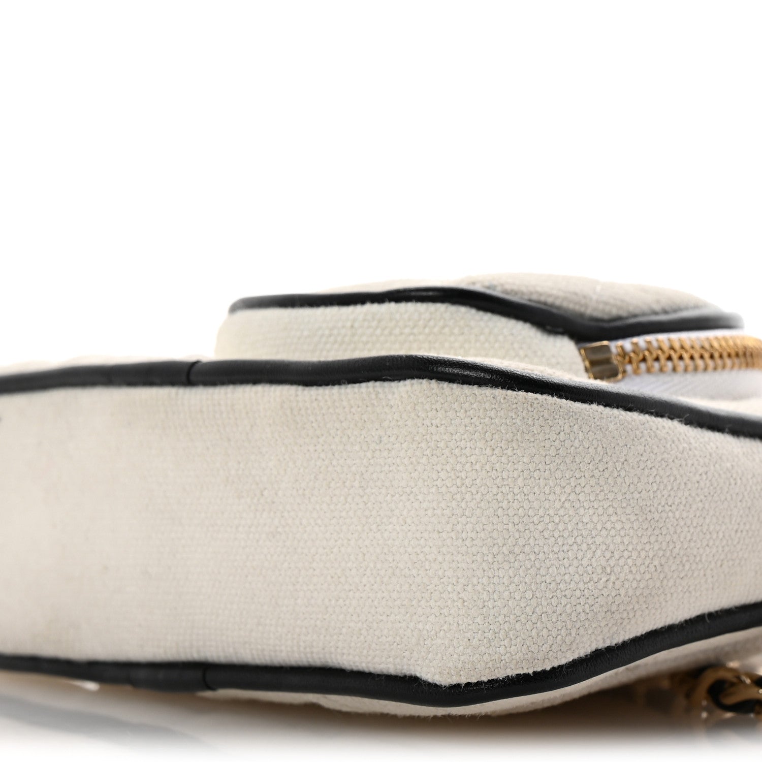 Chanel Canvas Calfskin Tennis Racket Mini Bag White Black 10 of 15