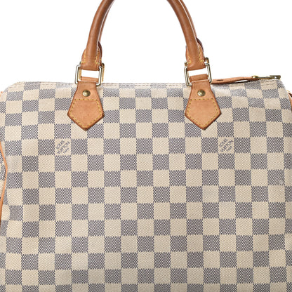 Louis Vuitton Damier Azur Speedy 30 8 of 19