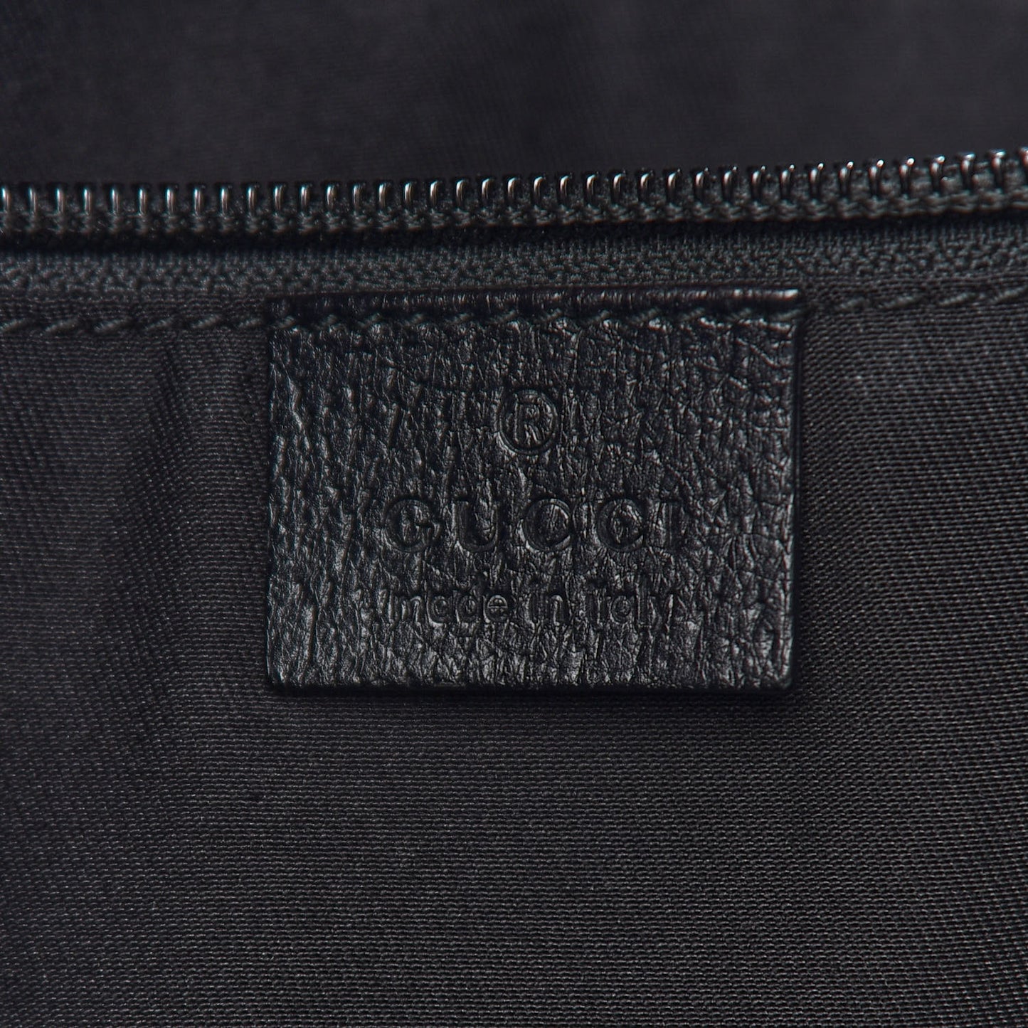 GG Monogram Large Web Handle Bucket Tote Black