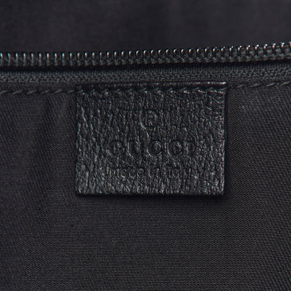 Gucci GG Monogram Large Web Handle Bucket Tote Black 6 of 9