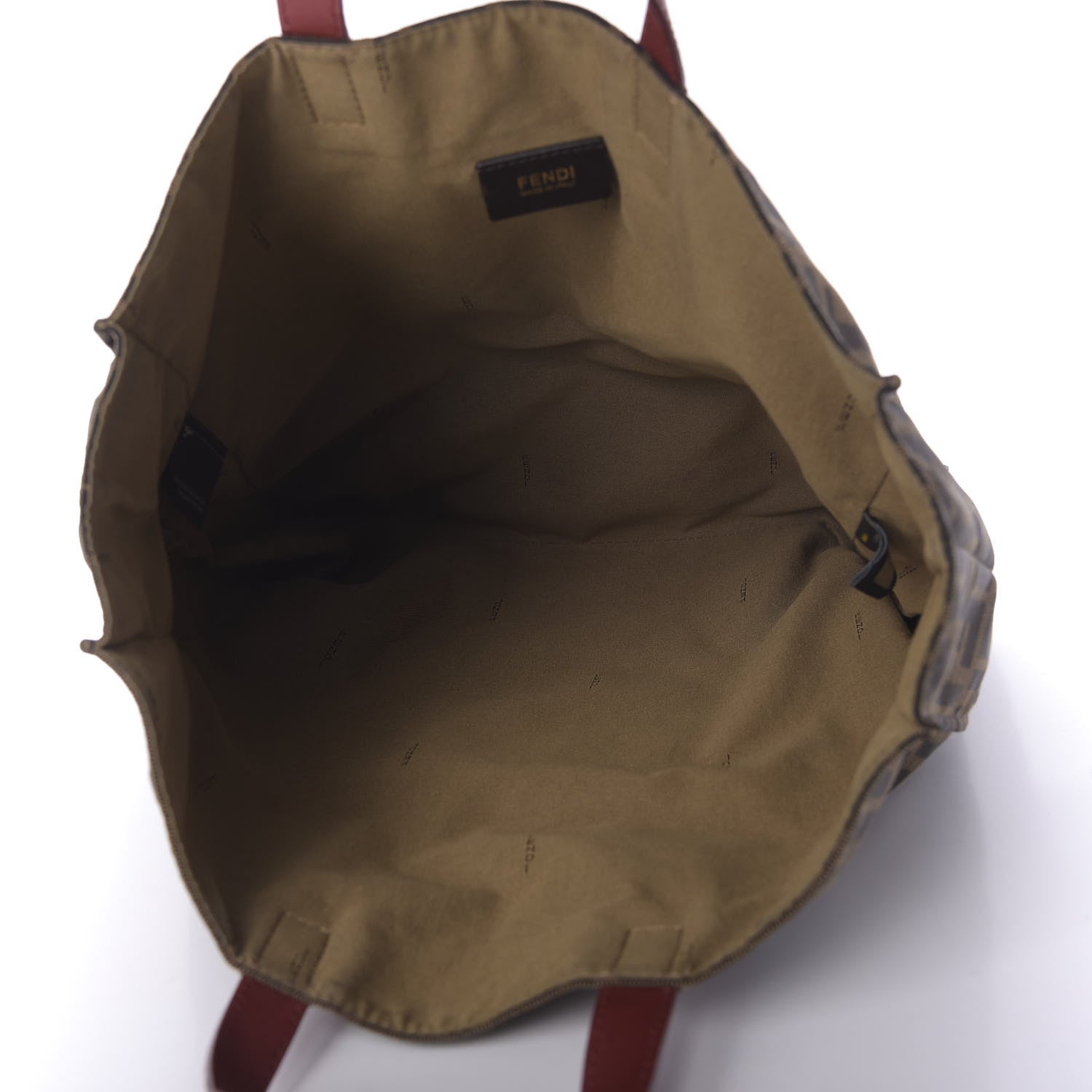 Fendi Zucca Special Shopping Tote Tobacco Granada 5 of 9