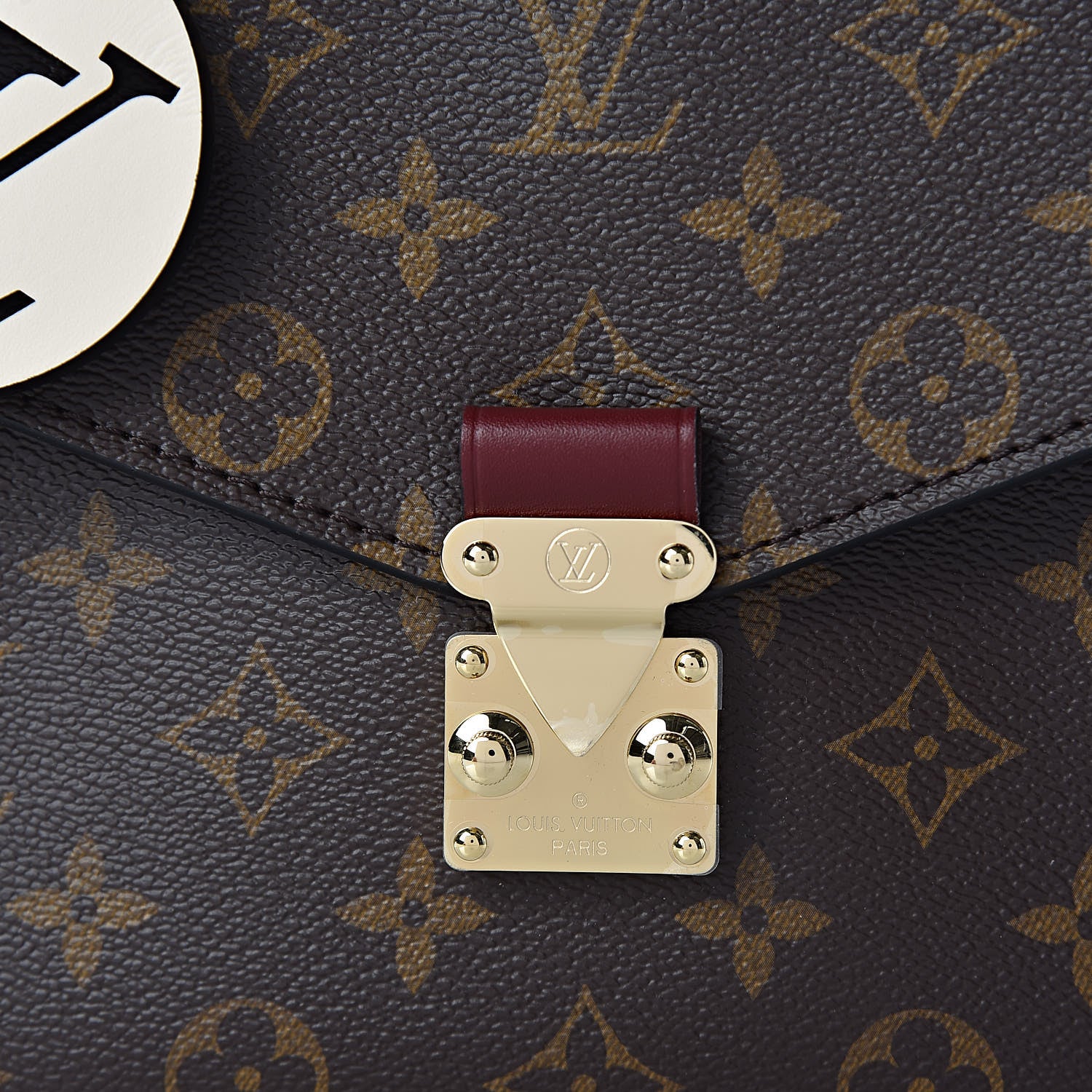 Louis Vuitton Monogram Braided Pochette Metis Safran 7 of 10