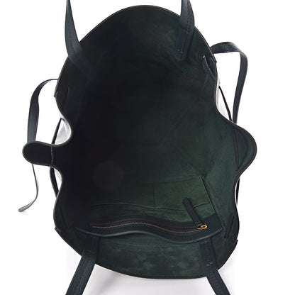 Celine Soft Grained Calfskin Small Belt Cabas Phantom Amazone 5 of 10