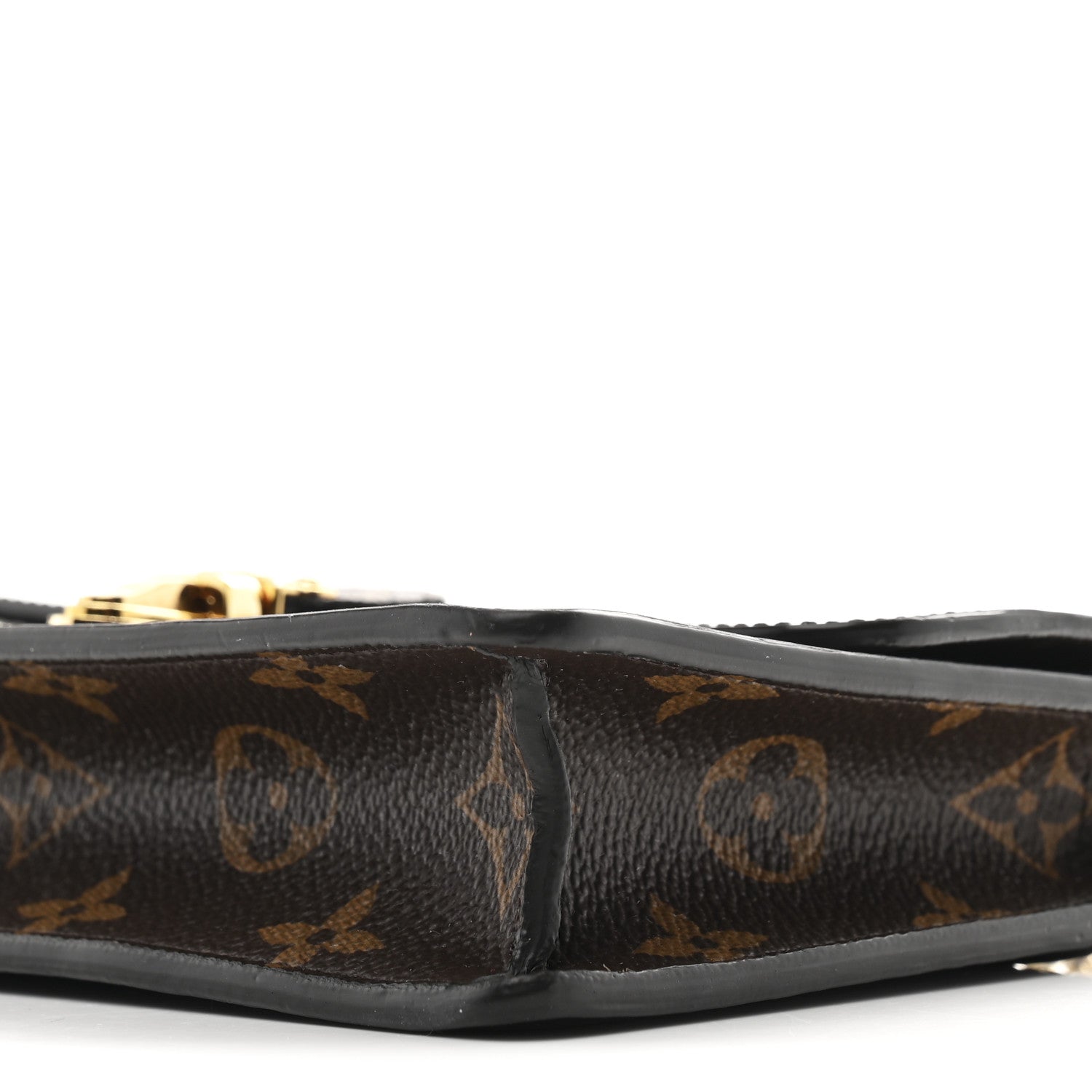 Louis Vuitton Patent Calfskin Monogram Cherrywood Chain Wallet
