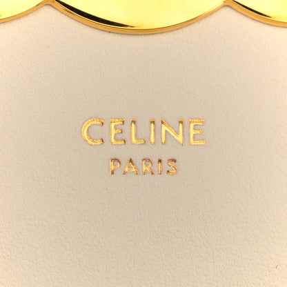 Celine Shiny Calfskin Mini Triomphe Chalk 6 of 14