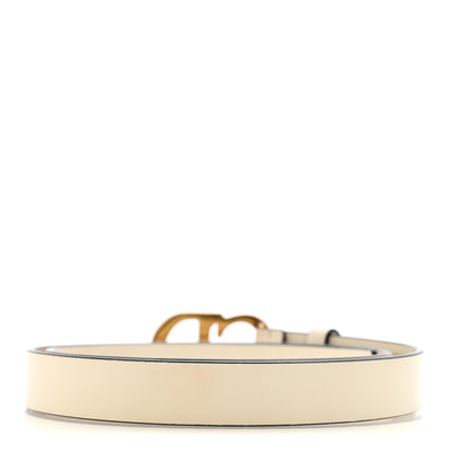 Christian Dior Calfskin Saddle Belt 80 32 White 2 of 9