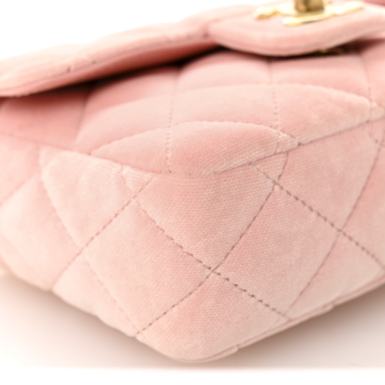 Chanel Velvet Enamel Mini Flap Light Pink 9 of 10