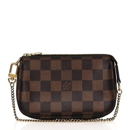 Louis Vuitton Damier Ebene Mini Pochette Accessories 1 of 11