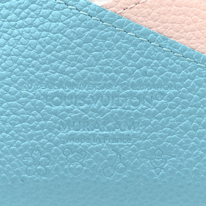 Louis Vuitton LV X TM Monogram Multicolor Criss-Cross Card Holder Kabira Blue Rose 6 of 7
