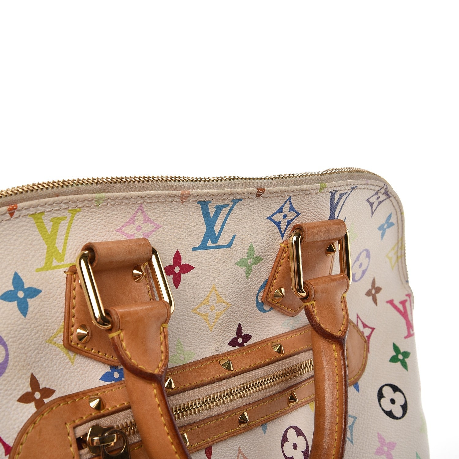 Louis Vuitton Monogram Multicolor Alma White 13 of 13