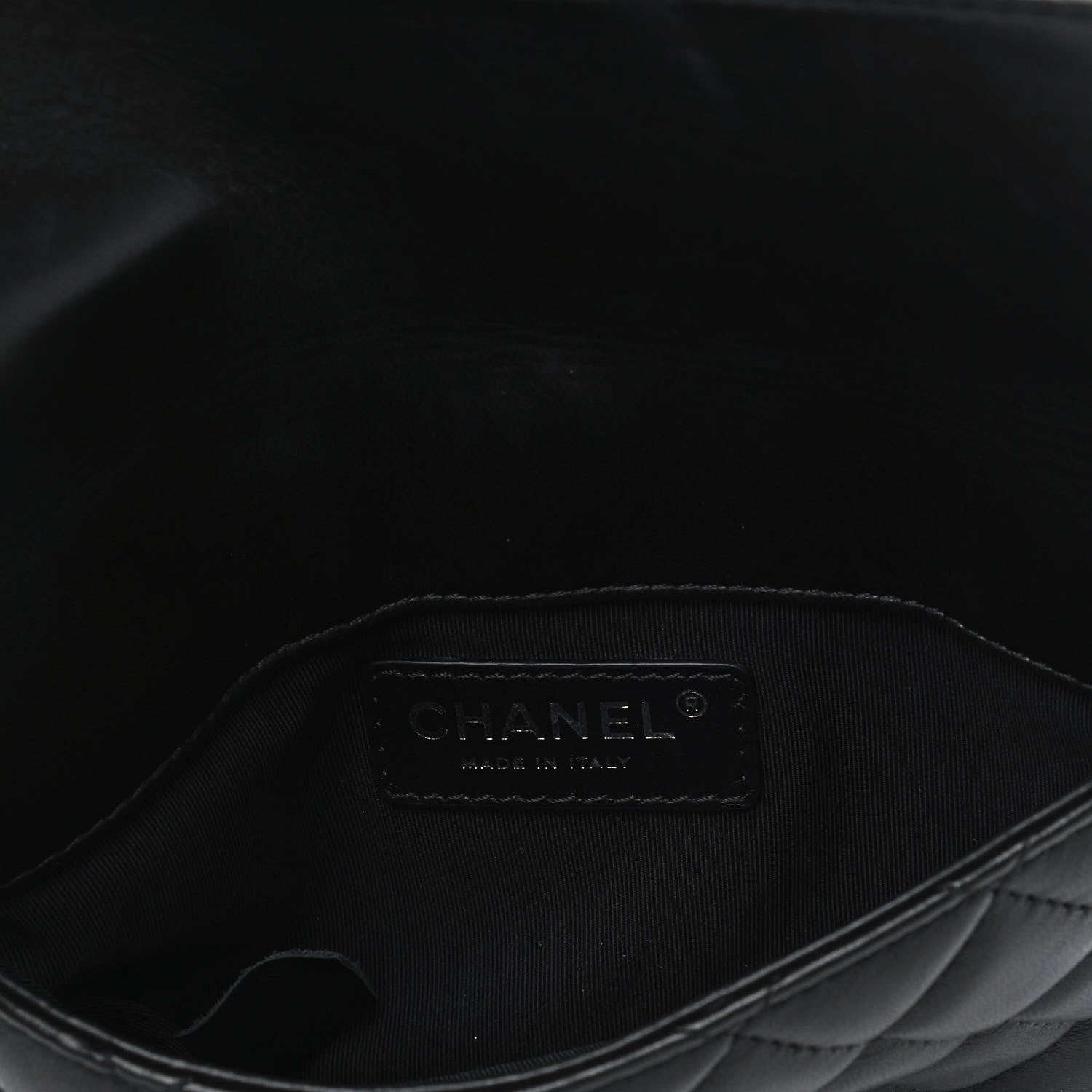 Chanel Lambskin Quilted Mini Multi Flap Bag Black 5 of 7