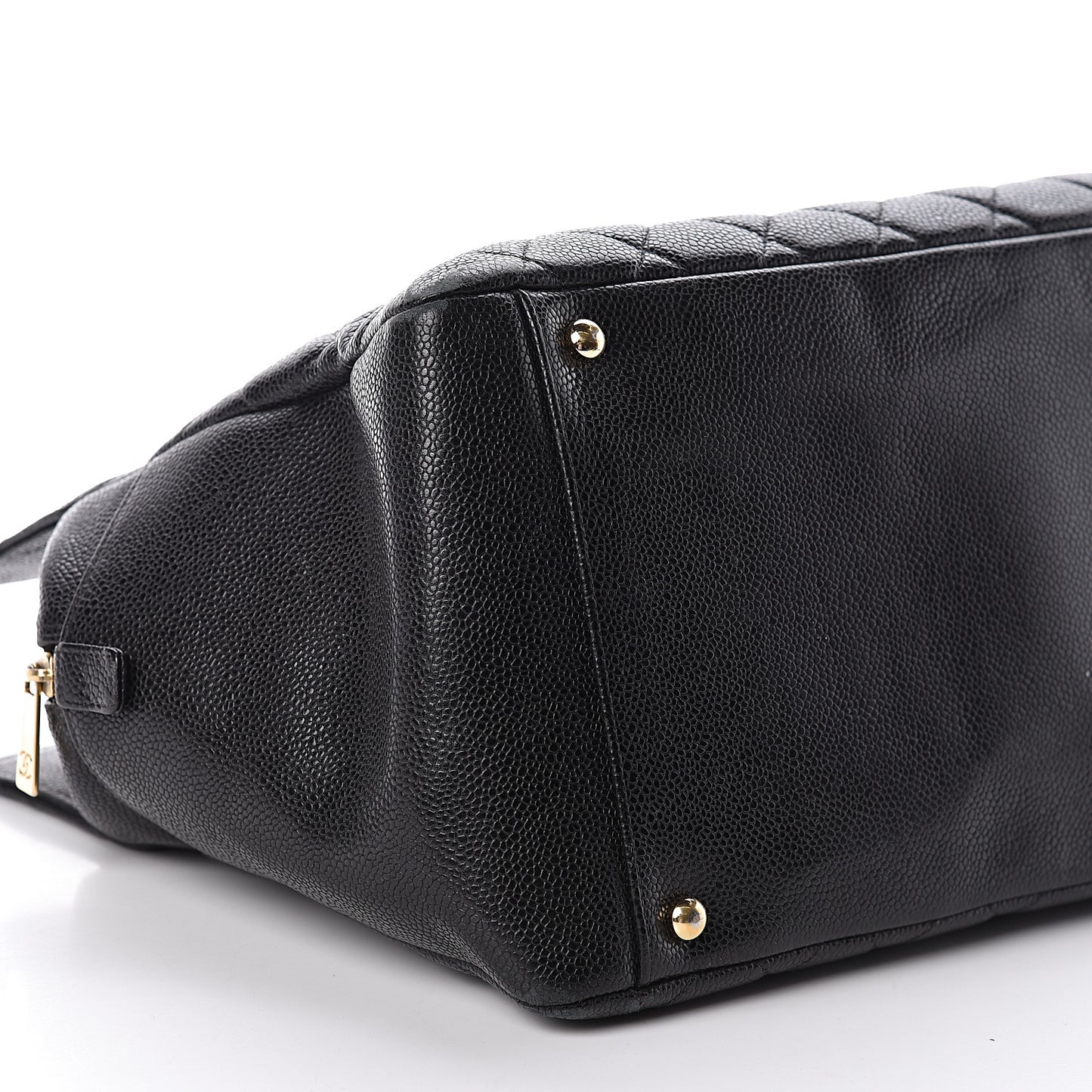 Caviar Quilted Petit Timeless Tote PTT Black